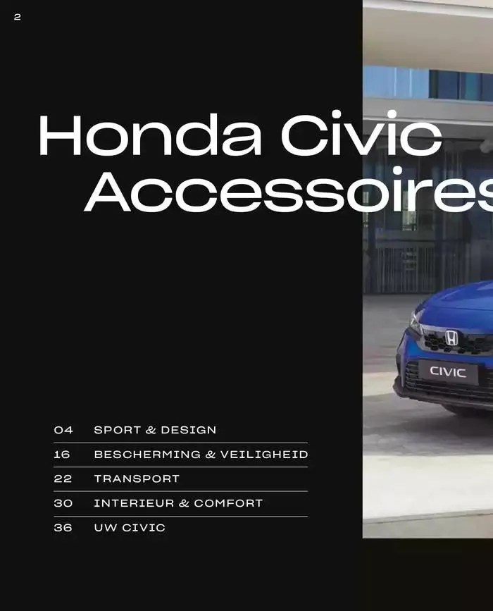 Civic Accessories van 19 november tot 30 juni 2025 - Folder pagina 2