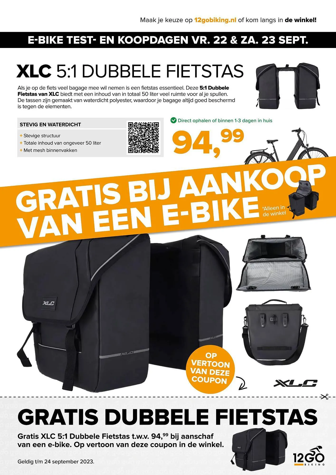 12GO Biking folder van 2 september tot 24 september 2023 - Folder pagina 11