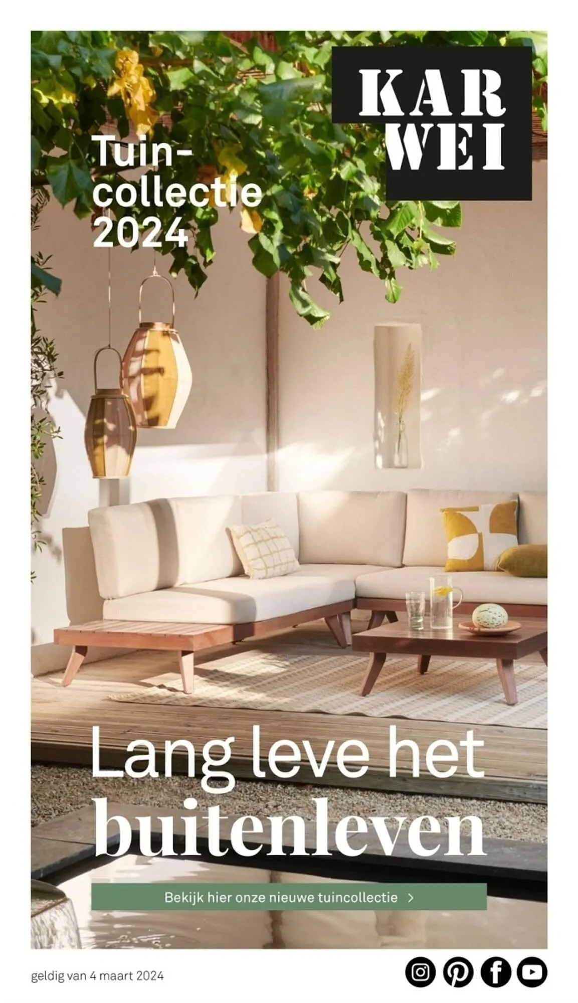 Karwei Tuincatalogus 2024 van 4 maart tot 31 maart 2025 - Folder pagina 1