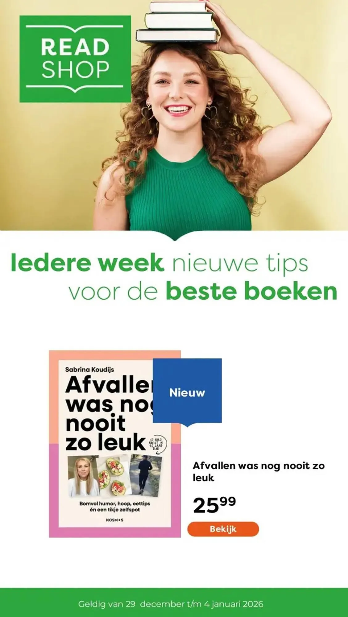The Read Shop folder van 29 december tot 4 januari 2026 - Folder pagina 1