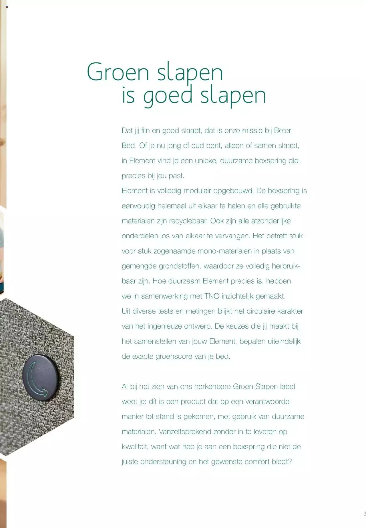 Beter Bed - Element brochure van 1 februari tot 31 december 2023 - Folder pagina 3