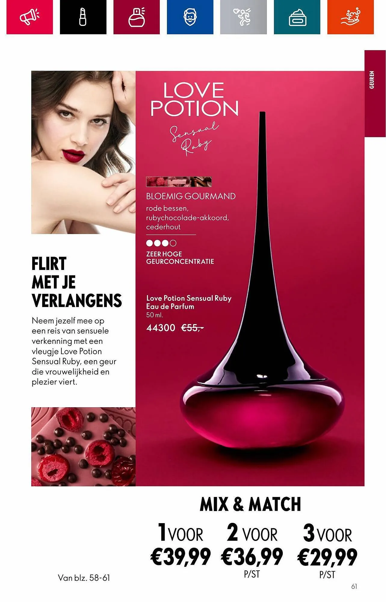 Oriflame folder van 18 juli tot 1 augustus 2023 - Folder pagina 61