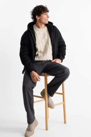 Jumper - cable knit pattern