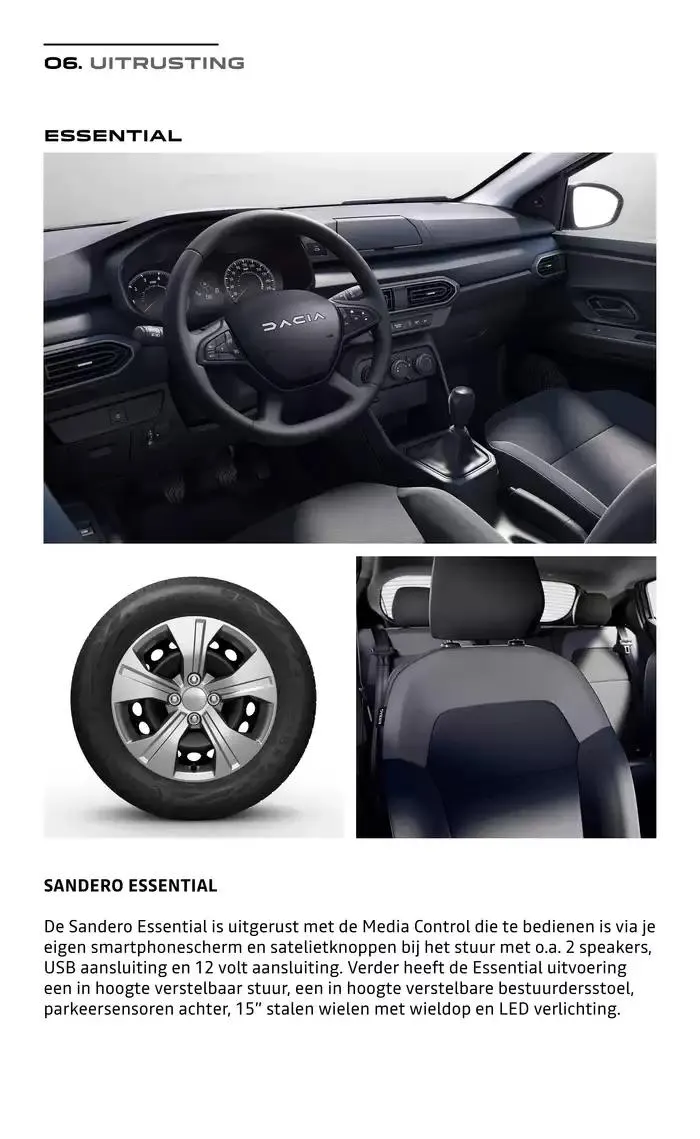 Dacia Sandero van 28 november tot 30 juni 2025 - Folder pagina 12