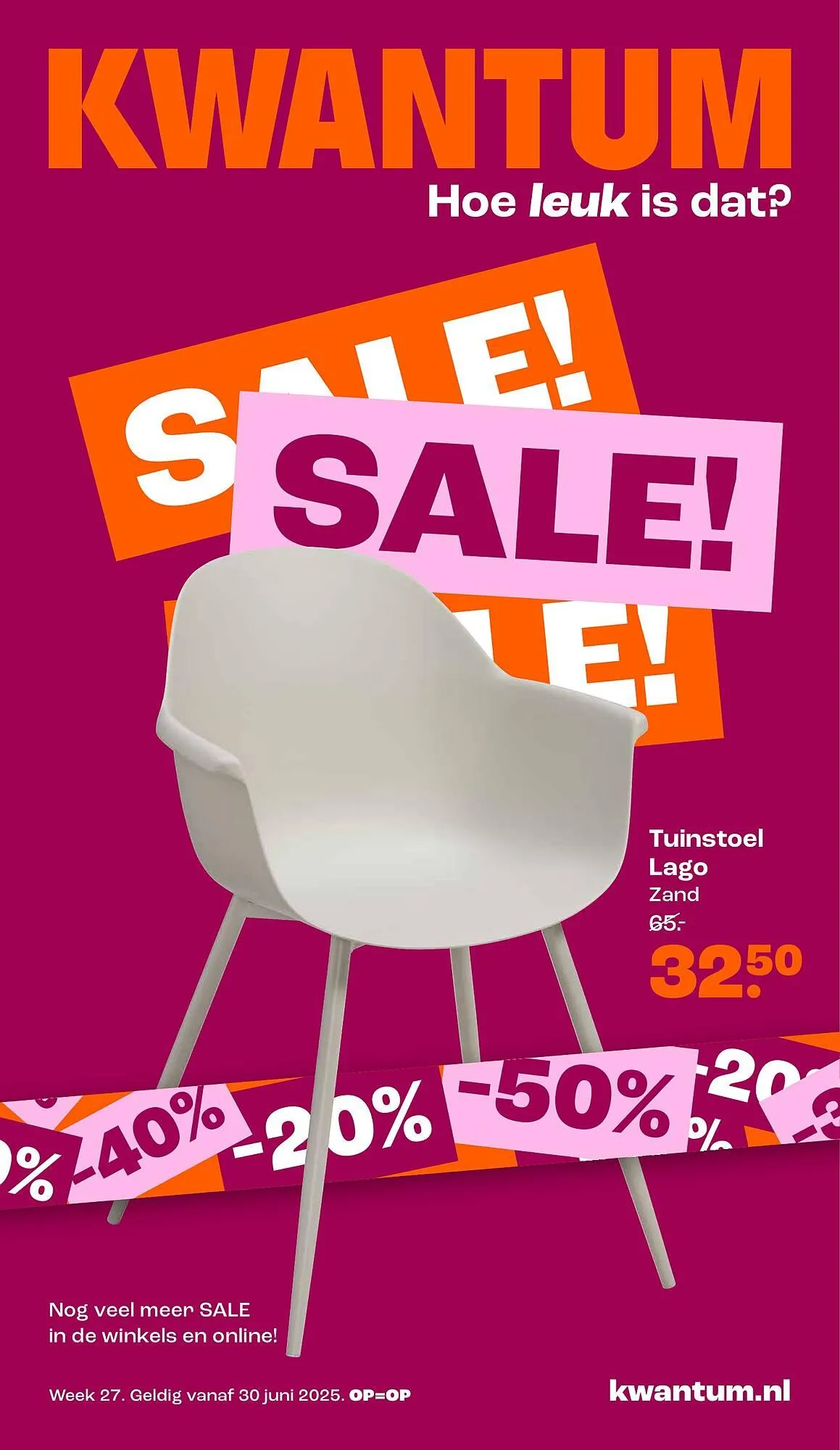 Kwantum folder van 29 juni tot 17 augustus 2025 - Folder pagina 1