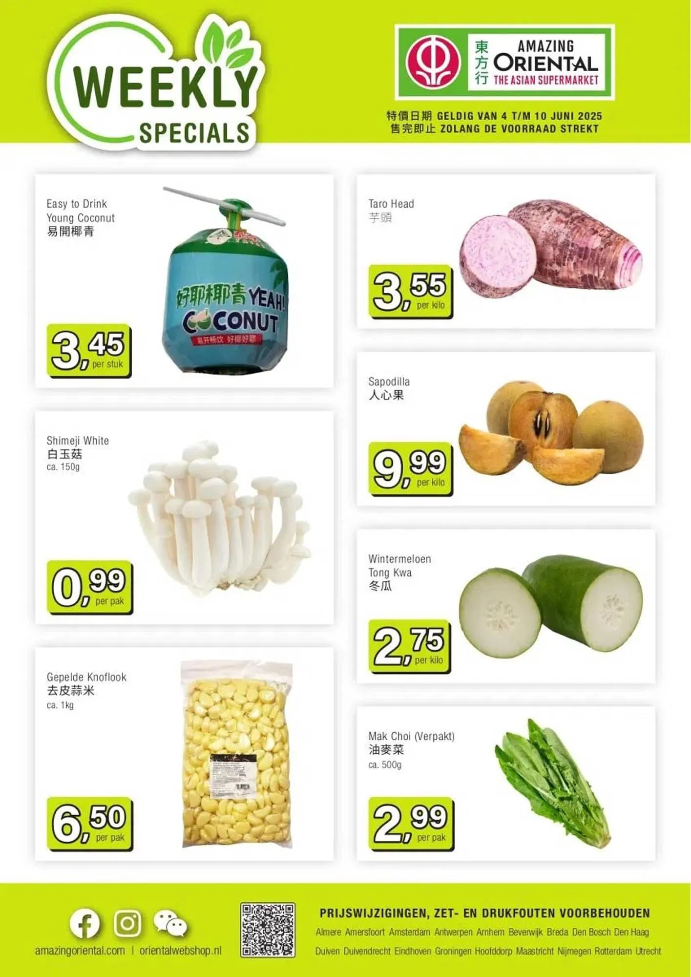 Amazing Oriëntal folder van 4 juni tot 10 juni 2025 - Folder pagina 1