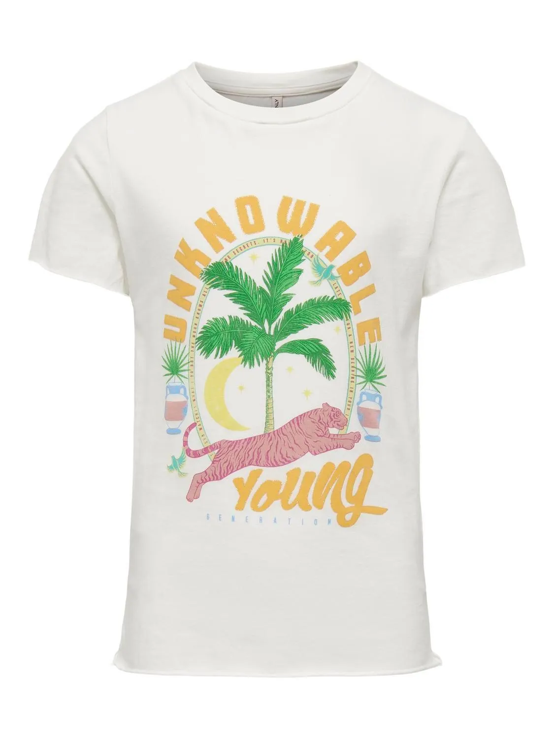 Slim fit O-hals T-shirts