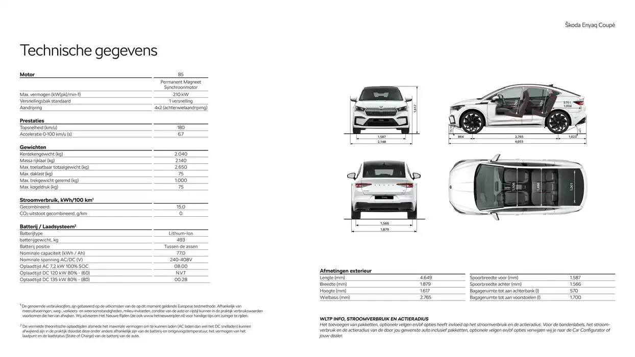 Škoda Enyaq Coupé prijslijst per 1 oktober 2024 van 11 december tot 11 december 2025 - Folder pagina 15