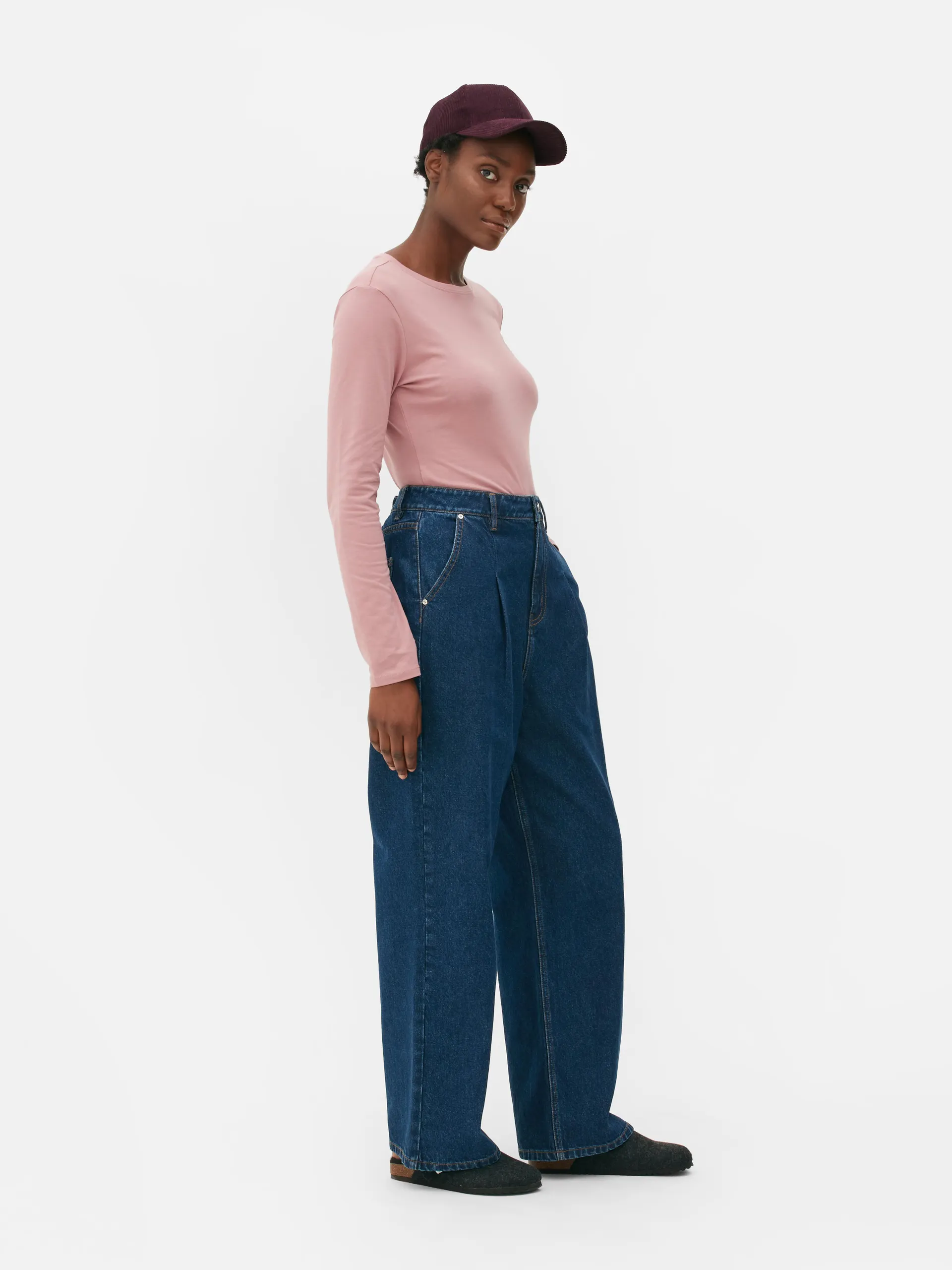 Stretch T-shirt met lange mouwen