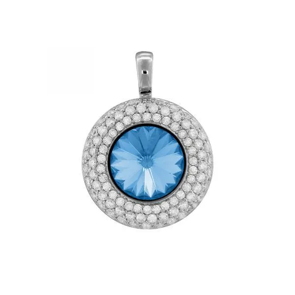 Piccola (14mm) Medaillon sphérique (925/rhod-plated)