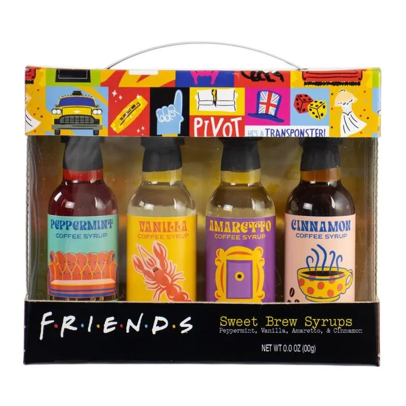 Friends koffie siropen set - multikleur - set van 4