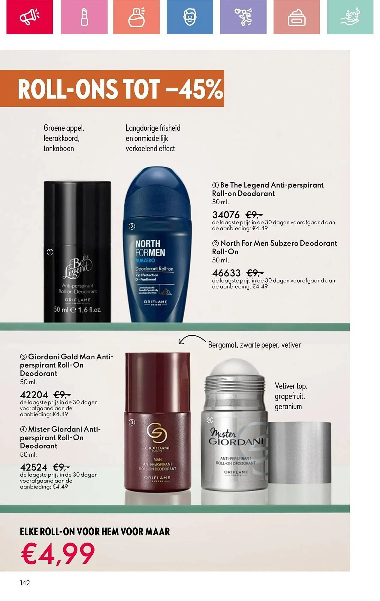 Oriflame folder van 24 augustus tot 13 september 2025 - Folder pagina 142