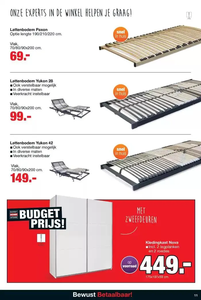 Budget Home Store folder van 29 oktober tot 12 november 2024 - Folder pagina 11