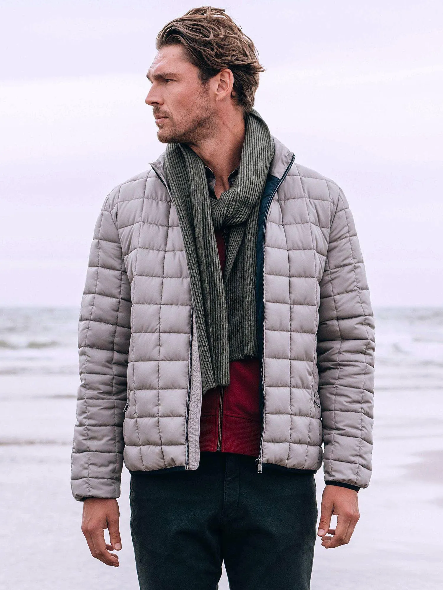 Korte Tussenjas Beige