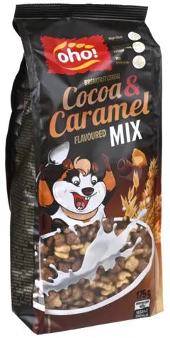 2 zakken OHO Cereals Cocoa Caramel 150g