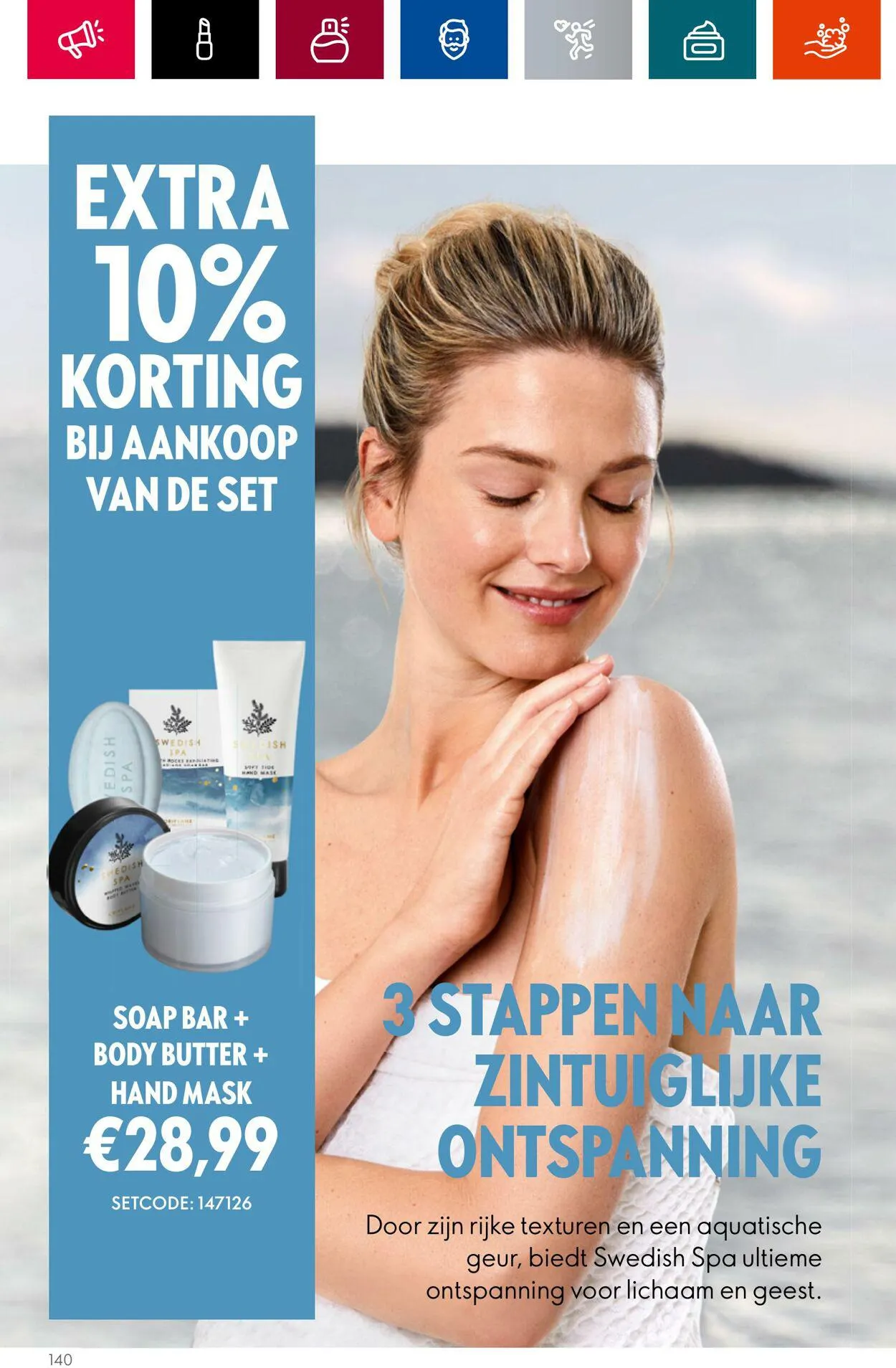 Oriflame Actuele folder van 28 juni tot 18 juli 2023 - Folder pagina 140
