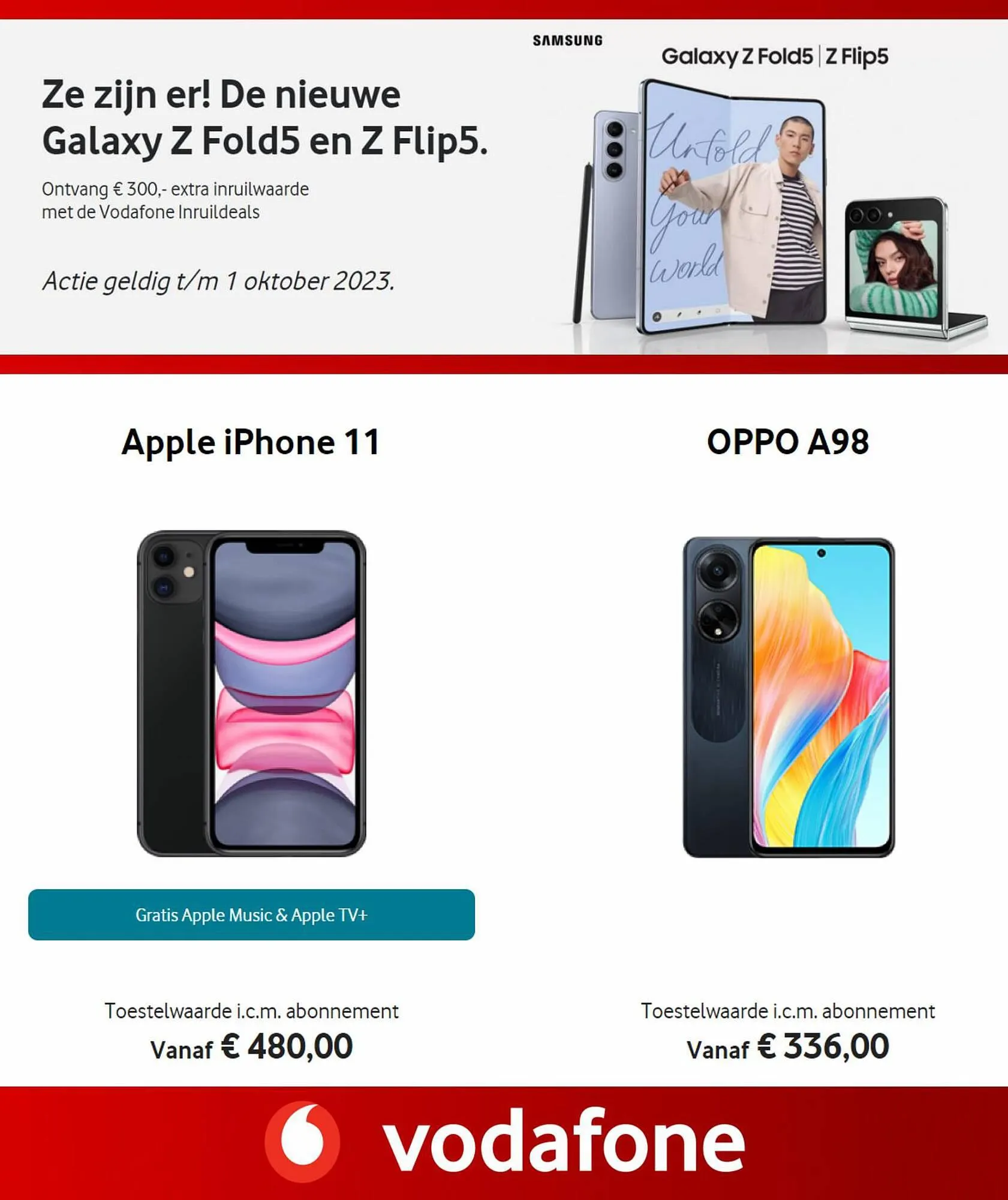 Vodafone folder van 14 augustus tot 1 oktober 2023 - Folder pagina 6