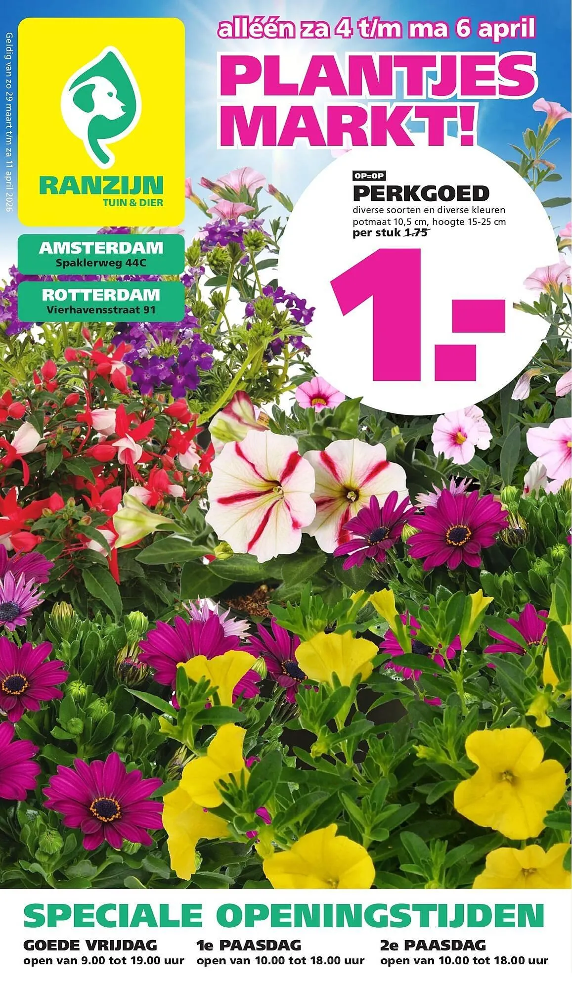 Ranzijn folder van 29 maart tot 11 april 2026 - Folder pagina 1