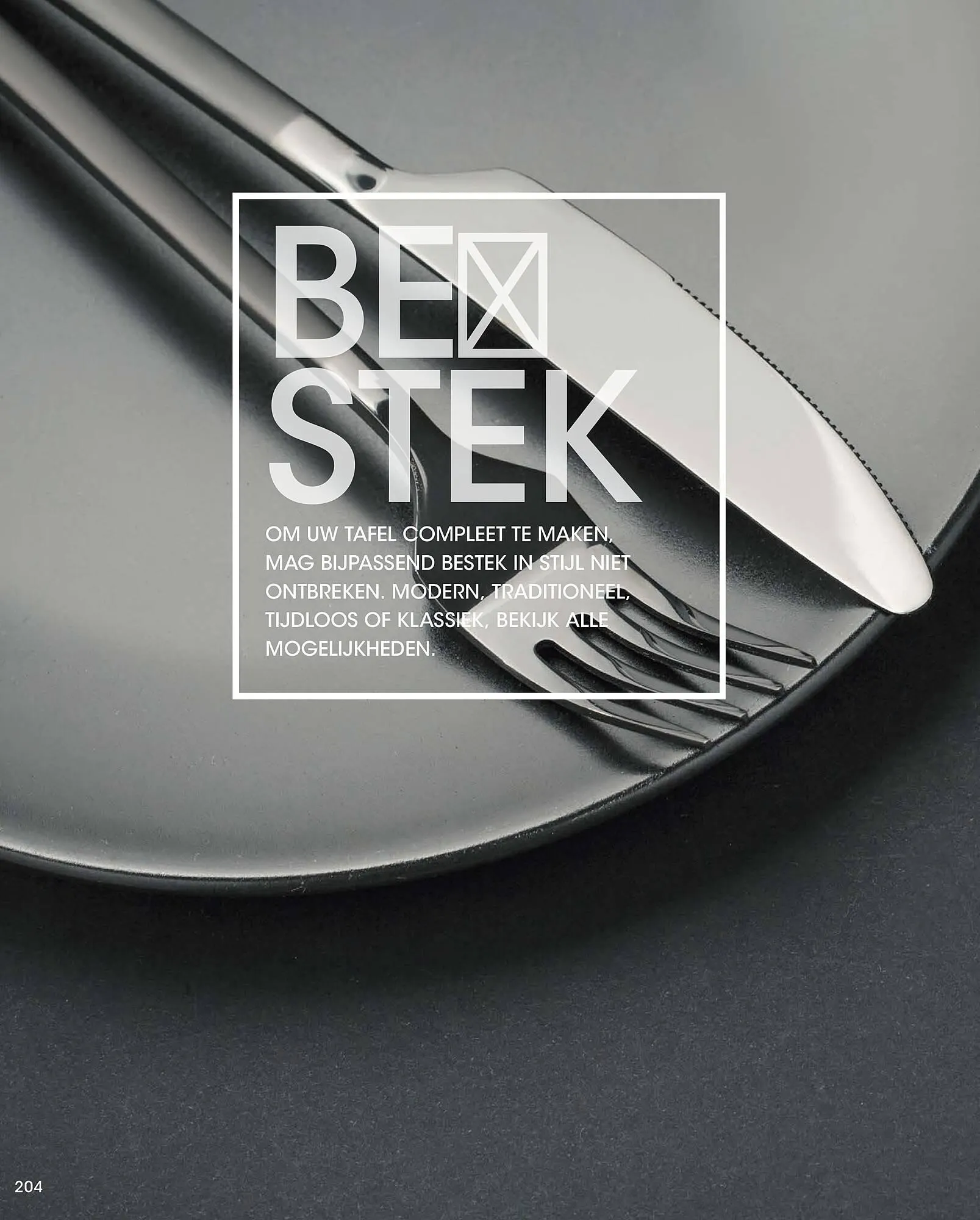 HANOS Tableware Magazine 2023-2024 van 1 januari tot 30 april 2024 - Folder pagina 204