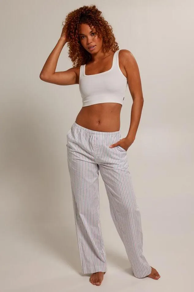 Aansluitende cropped top