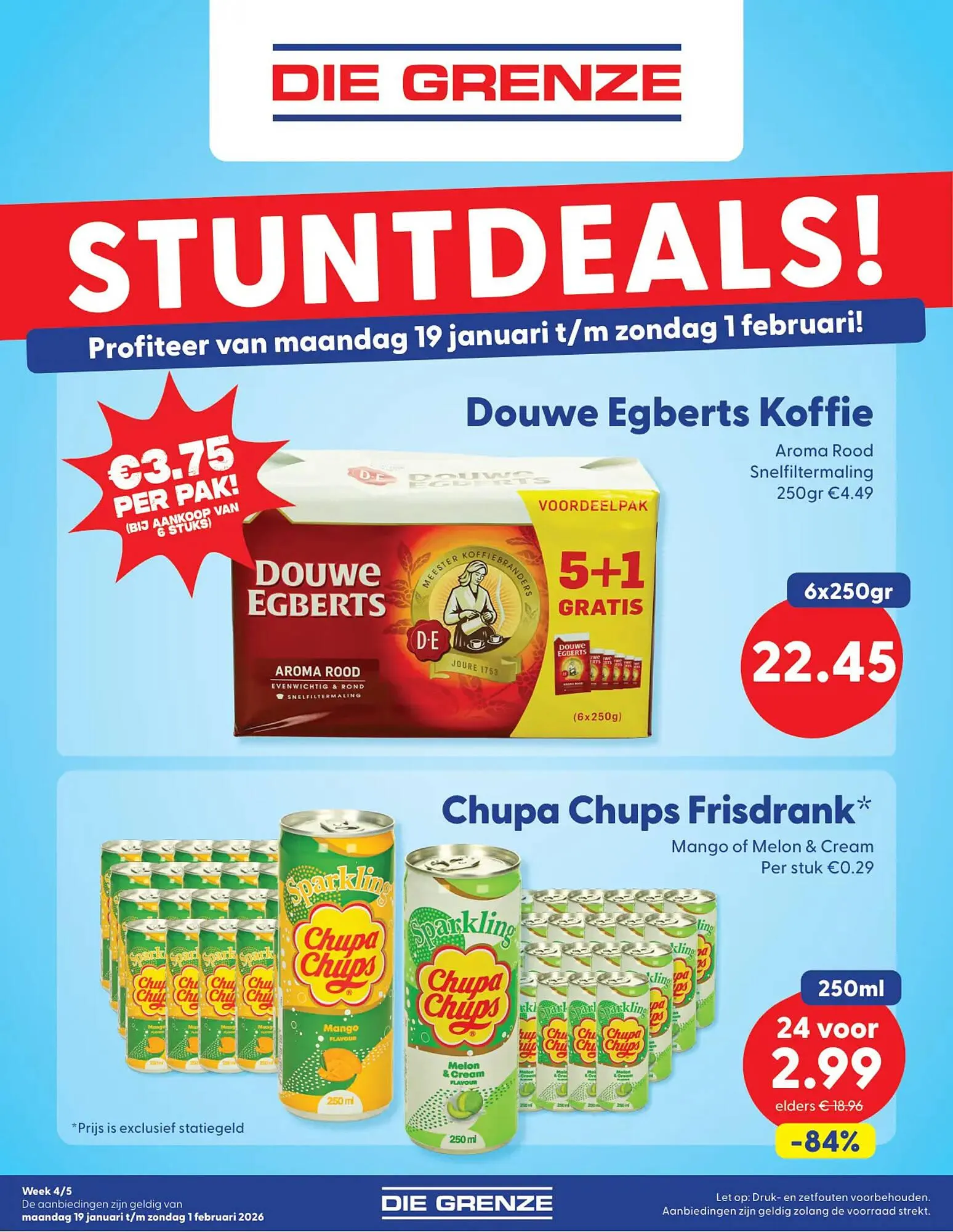 Die Grenze folder van 19 januari tot 1 februari 2026 - Folder pagina 1