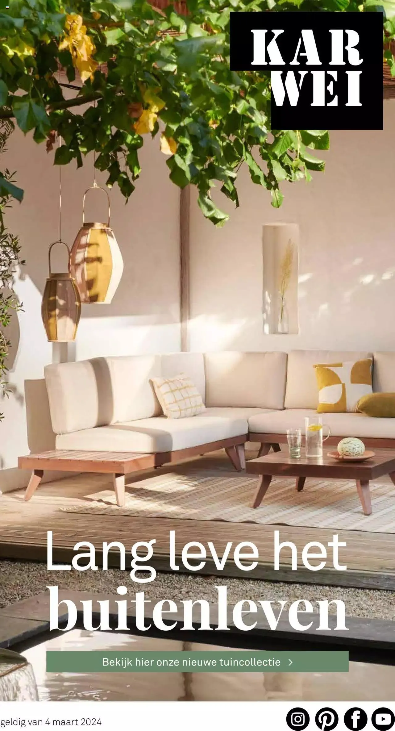 KARWEI - Tuincatalogus van 4 maart tot 31 december 2024 - Folder pagina 1