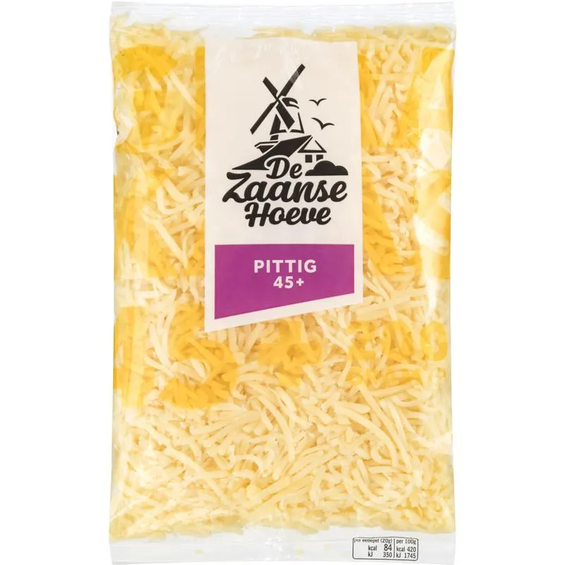 De Zaanse Hoeve Pittig 45+ geraspt