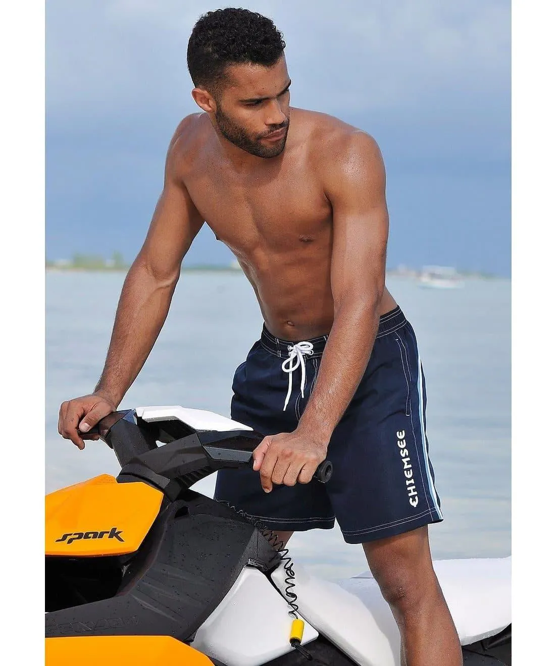 Chiemsee Zwemshort sportieve zwembroek, elastische tailleband, met buitenkoord