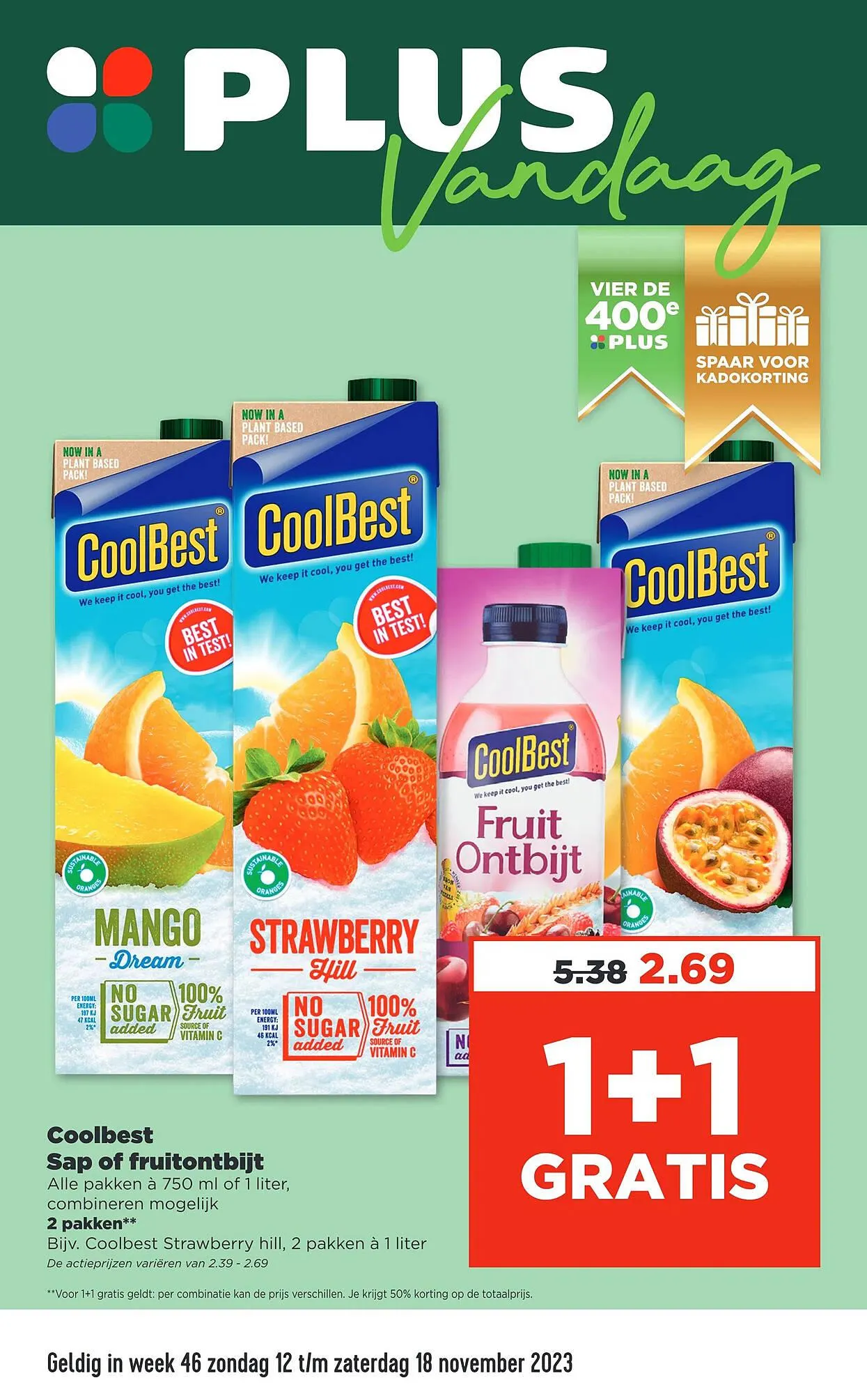 PLUS folder van 12 november tot 18 november 2023 - Folder pagina 1