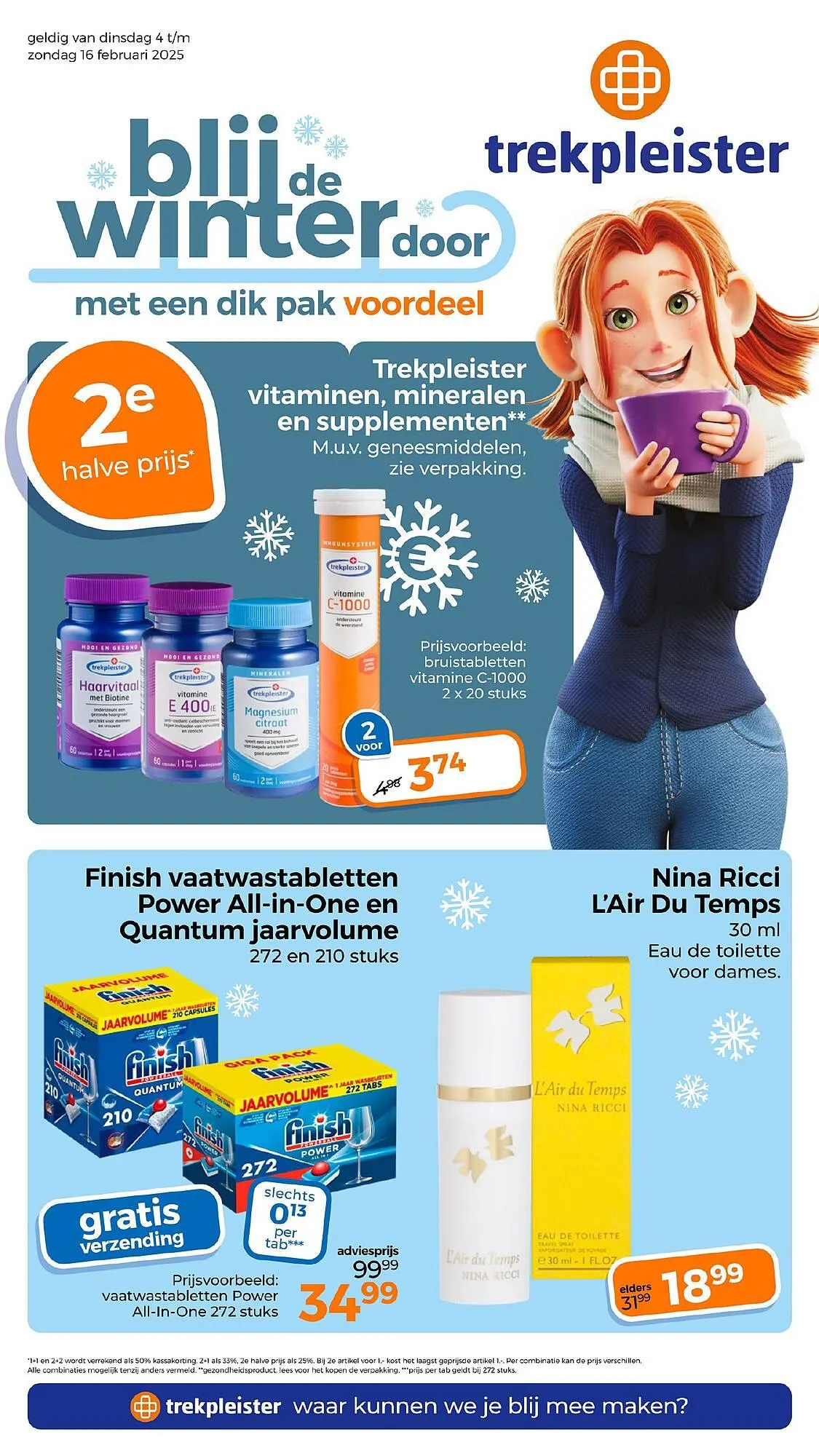 Trekpleister folder van 3 februari tot 8 februari 2025 - Folder pagina 1