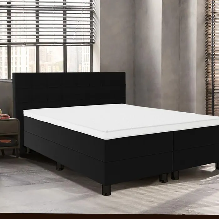 Aanbieding Boxspring Compleet Rens - zwart