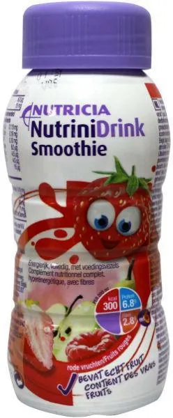 Nutrinidrink Smooth rood fruit 200 milliliter
