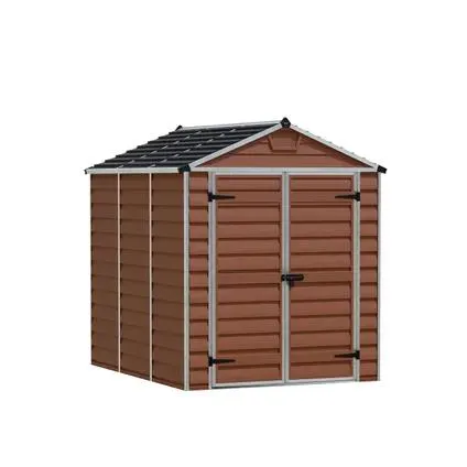 Palram - Canopia | Skylight 229x185x217cm Openlucht schuur voor tuin Amber