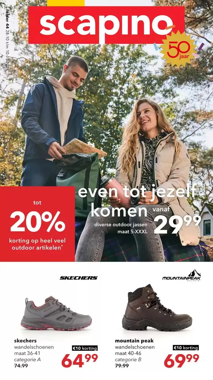 Scapino folder van 30 oktober tot 13 november 2024 - Folder pagina 1