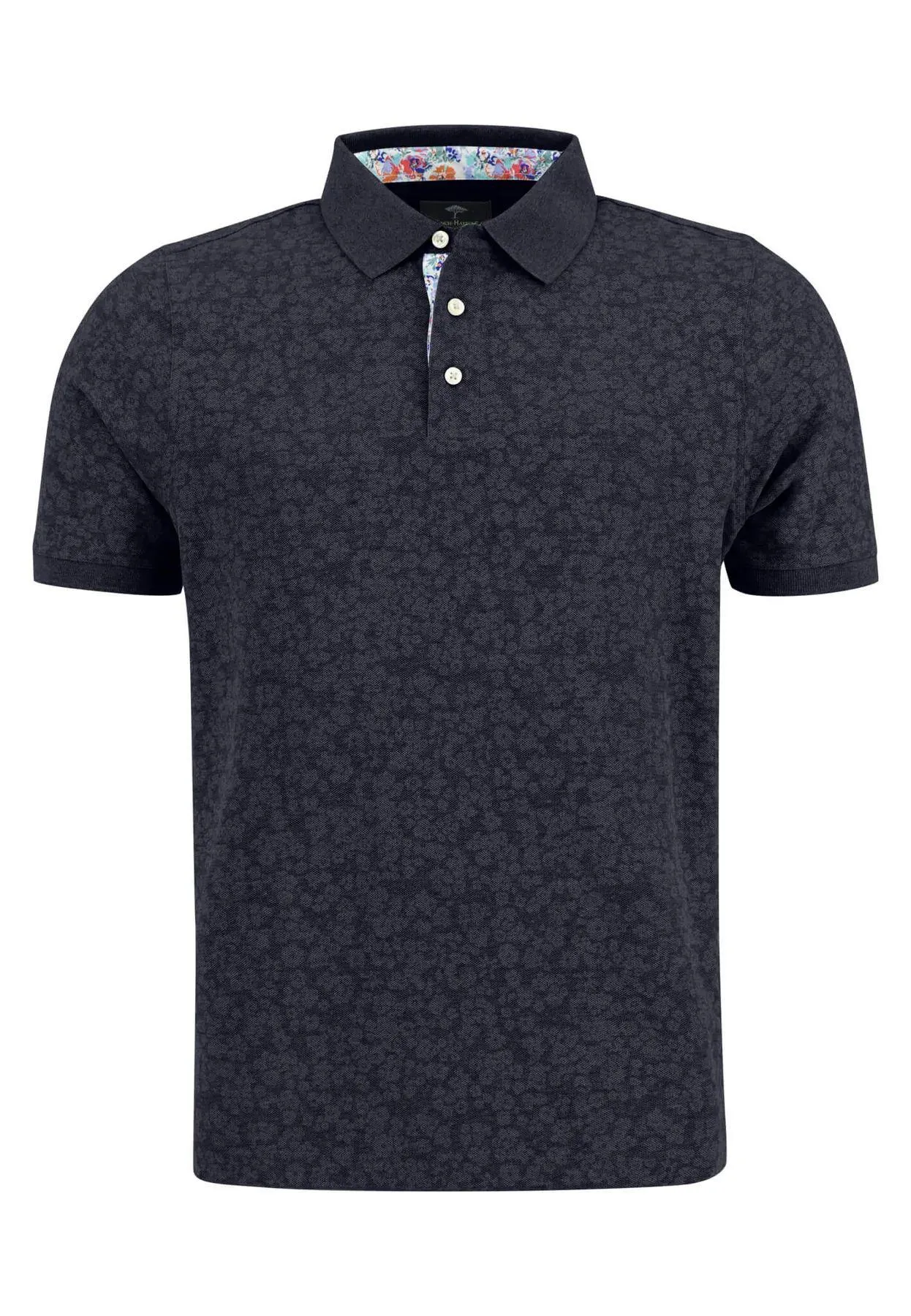 Soft Piqué Polo met Print