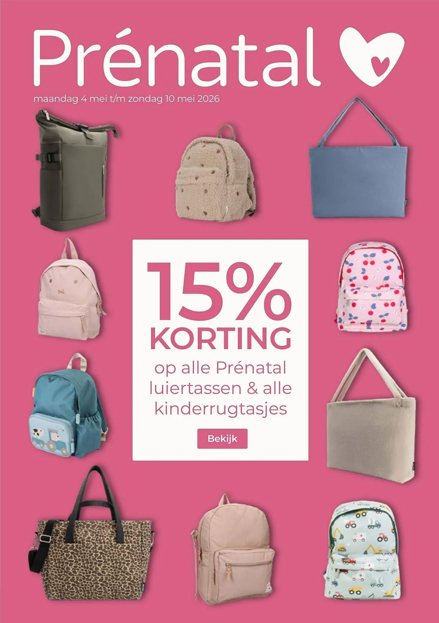 Prenatal folder van 4 mei tot 10 mei 2026 - Folder pagina 1