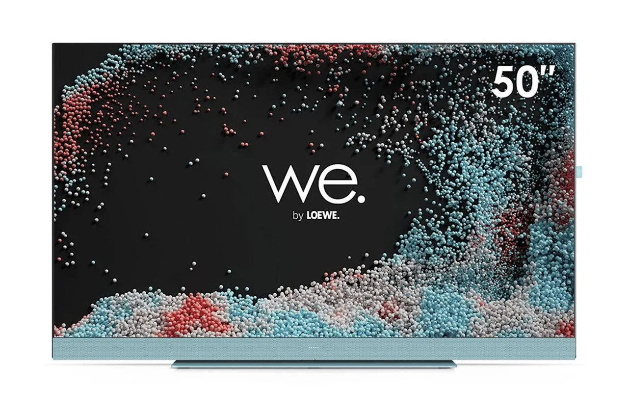 We. By Loewe SEE 50 aqua blue smart televisie met ingebouwde soundbar
