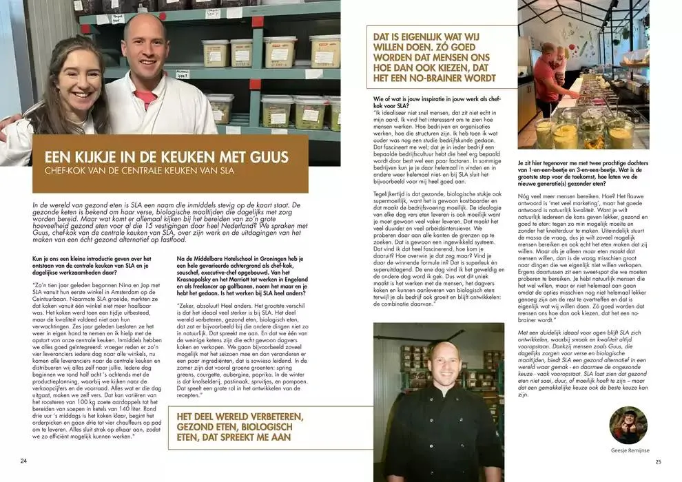 Ons magazine over vitaliteit, aandacht, eerlijkheid & bezieling van 9 oktober tot 22 december 2024 - Folder pagina 13