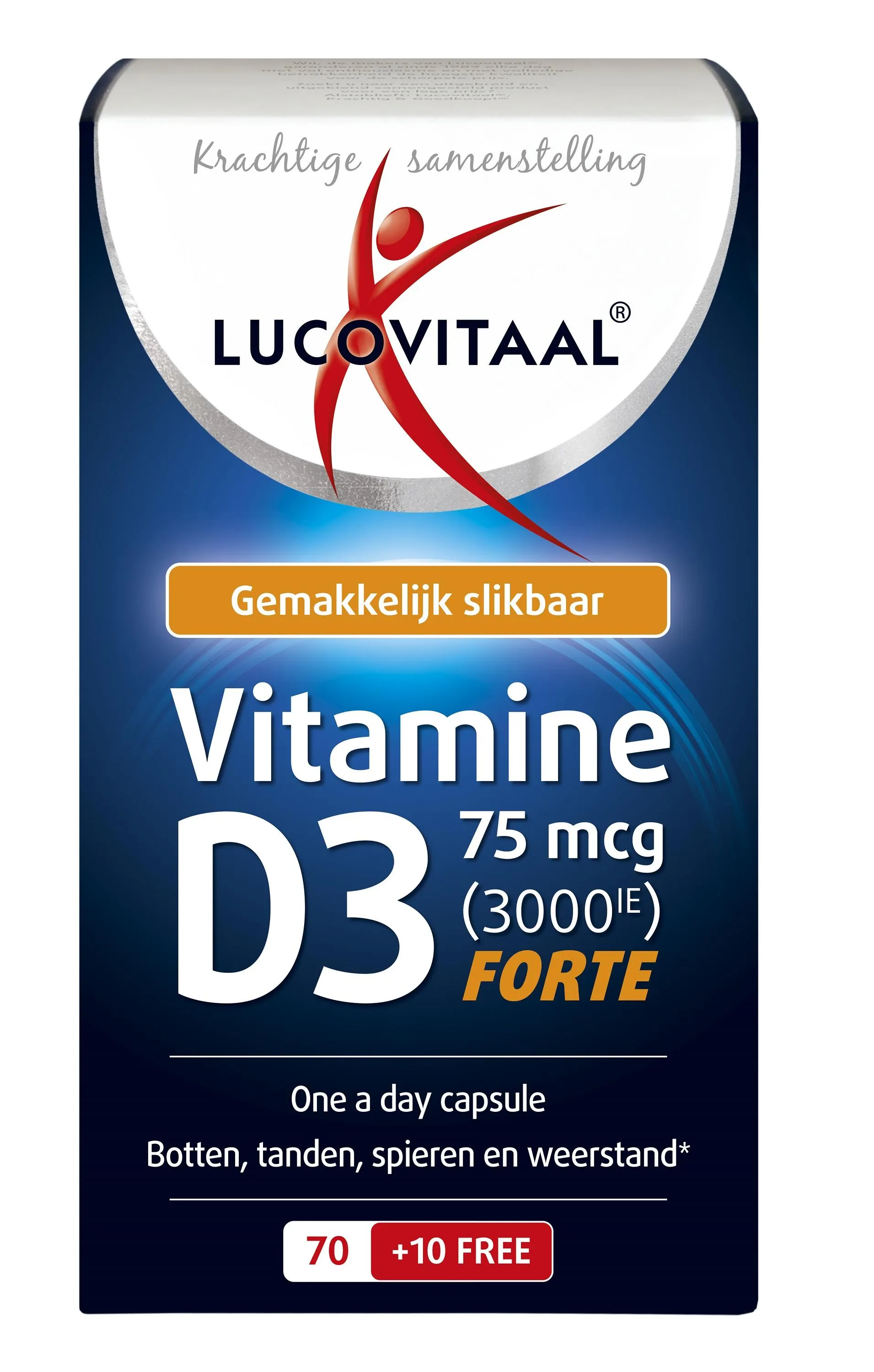 Lucovitaal Vitamine D3 75mcg 80 capsules