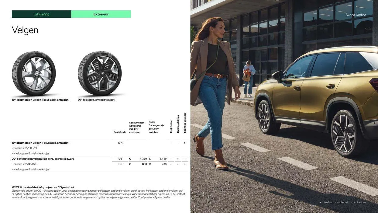 Škoda Kodiaq prijslijst per 3 september 2024 van 4 september tot 4 september 2025 - Folder pagina 10