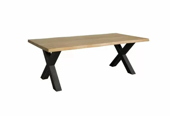 Eettafel Xara living edge naturel 160 x 90