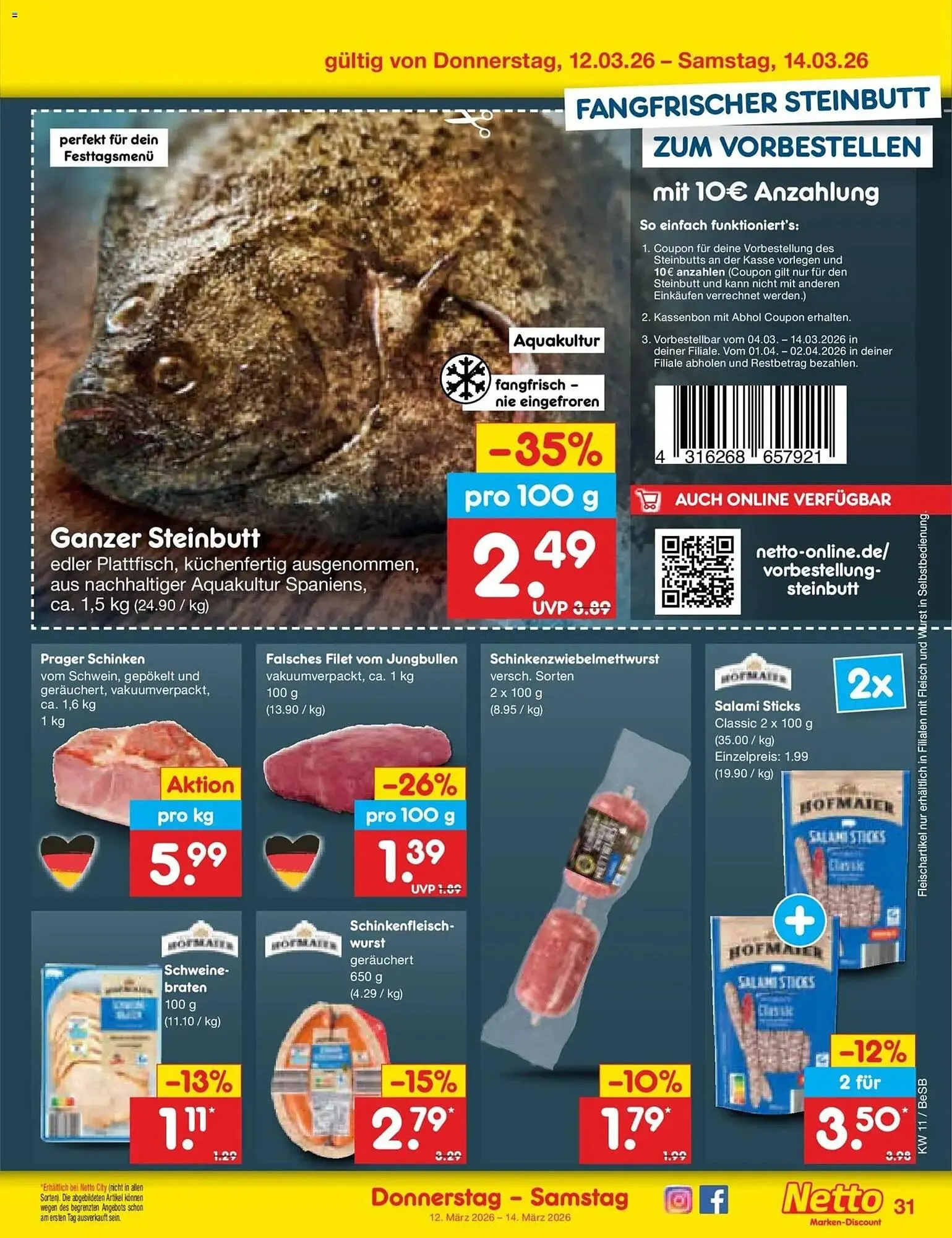 Netto Marken-Discount DE folder van 9 maart tot 14 maart 2026 - Folder pagina 47