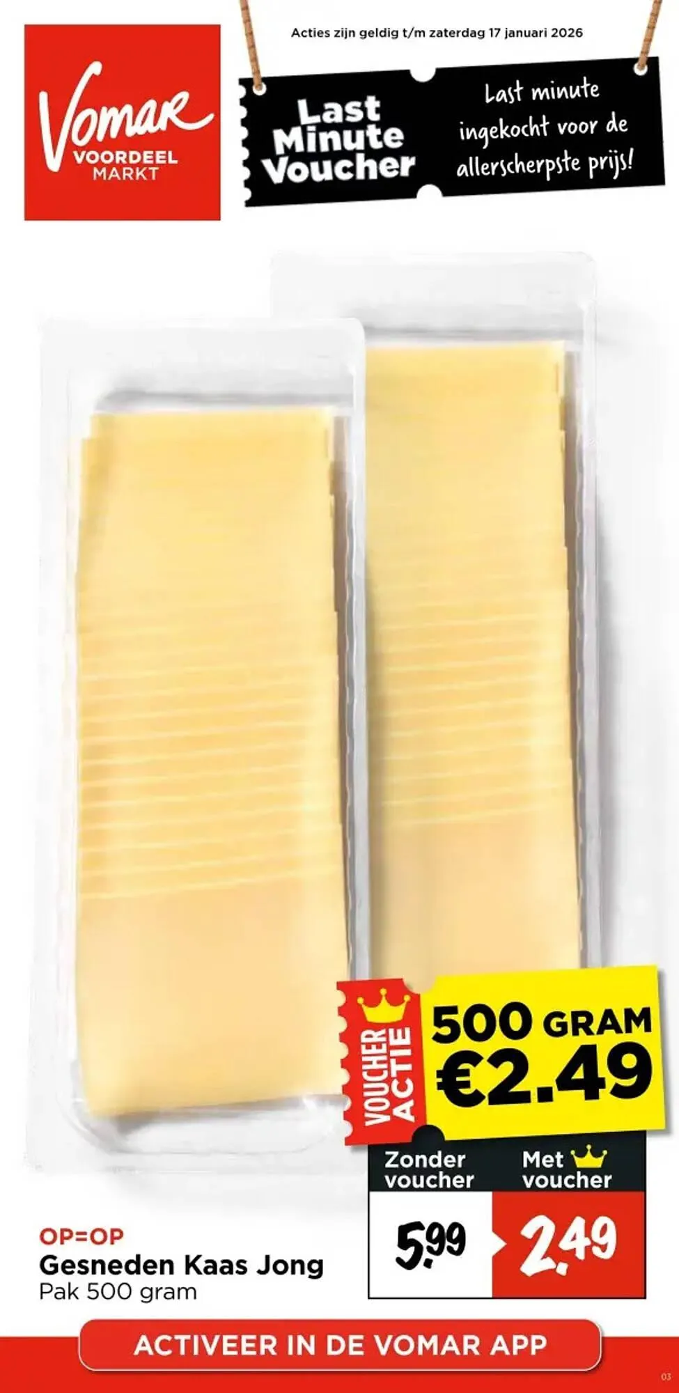 Vomar Voordeelmarkt folder van 15 januari tot 17 januari 2026 - Folder pagina 1