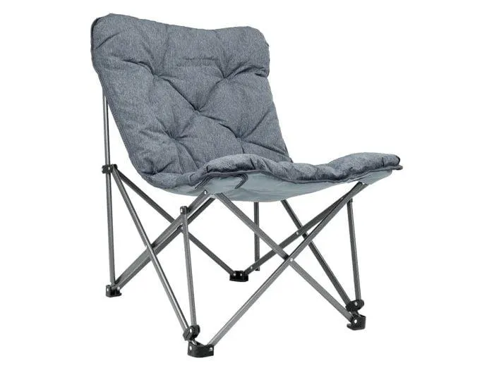 TRVLMORE vlinderstoel met draagtas - Grey