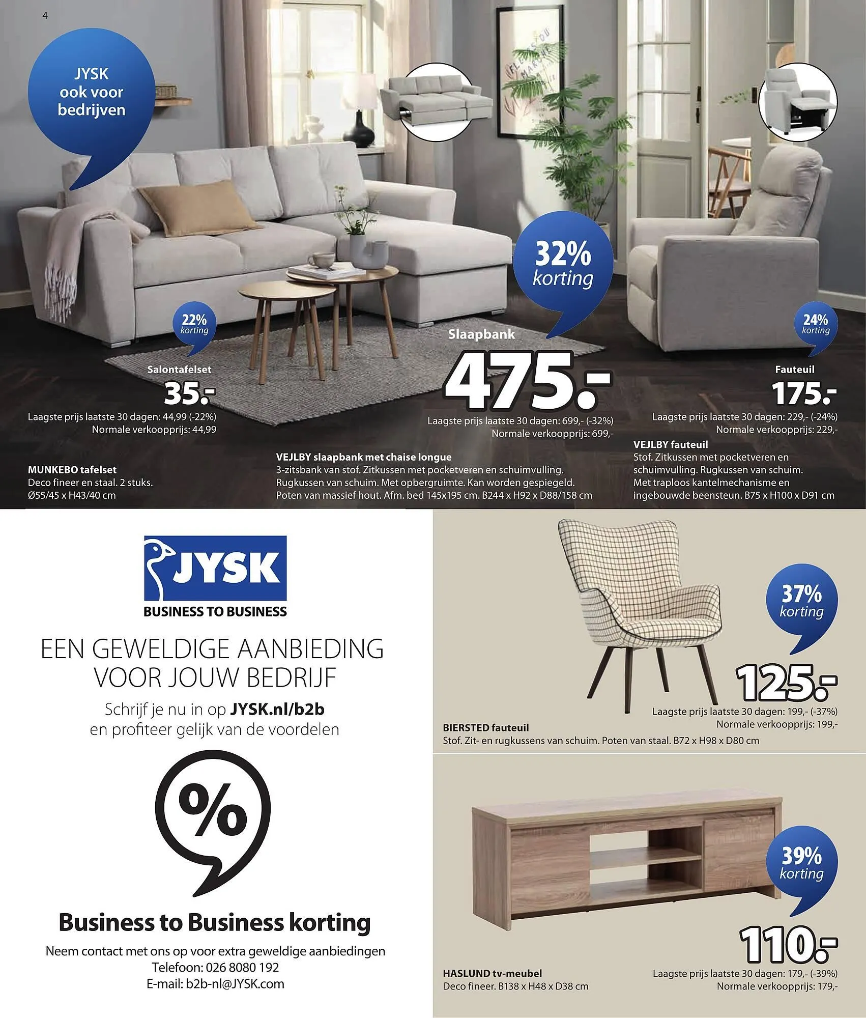 Jysk folder van 23 februari tot 8 maart 2026 - Folder pagina 4