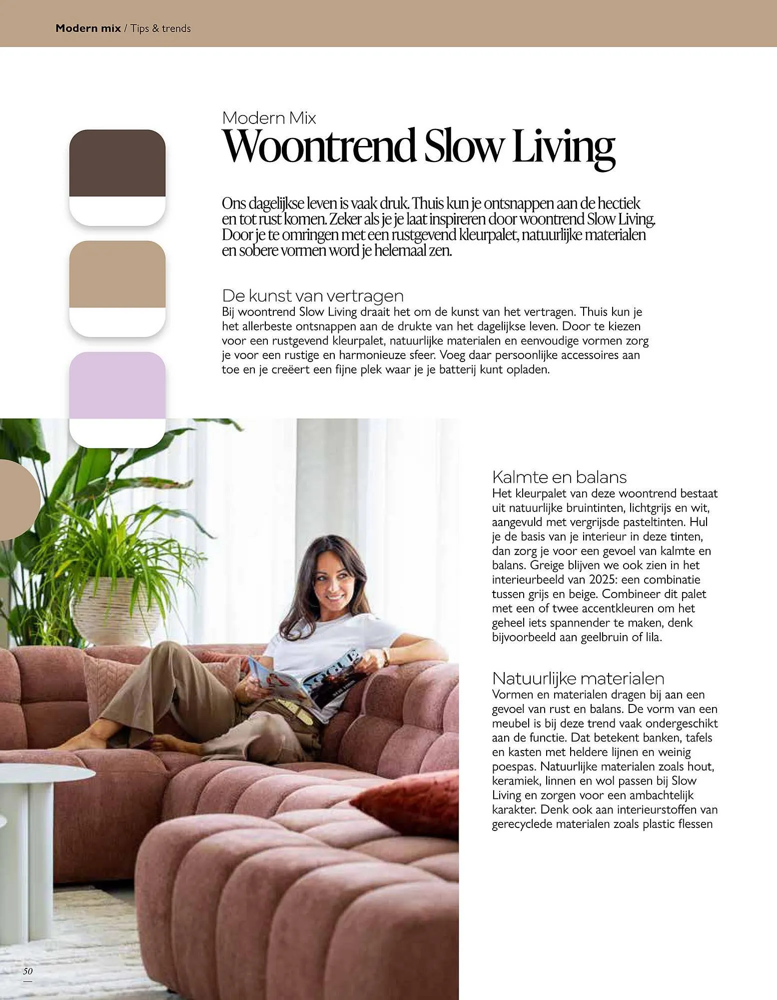 Woonboulevard Poortvliet folder van 19 maart tot 30 april 2025 - Folder pagina 50