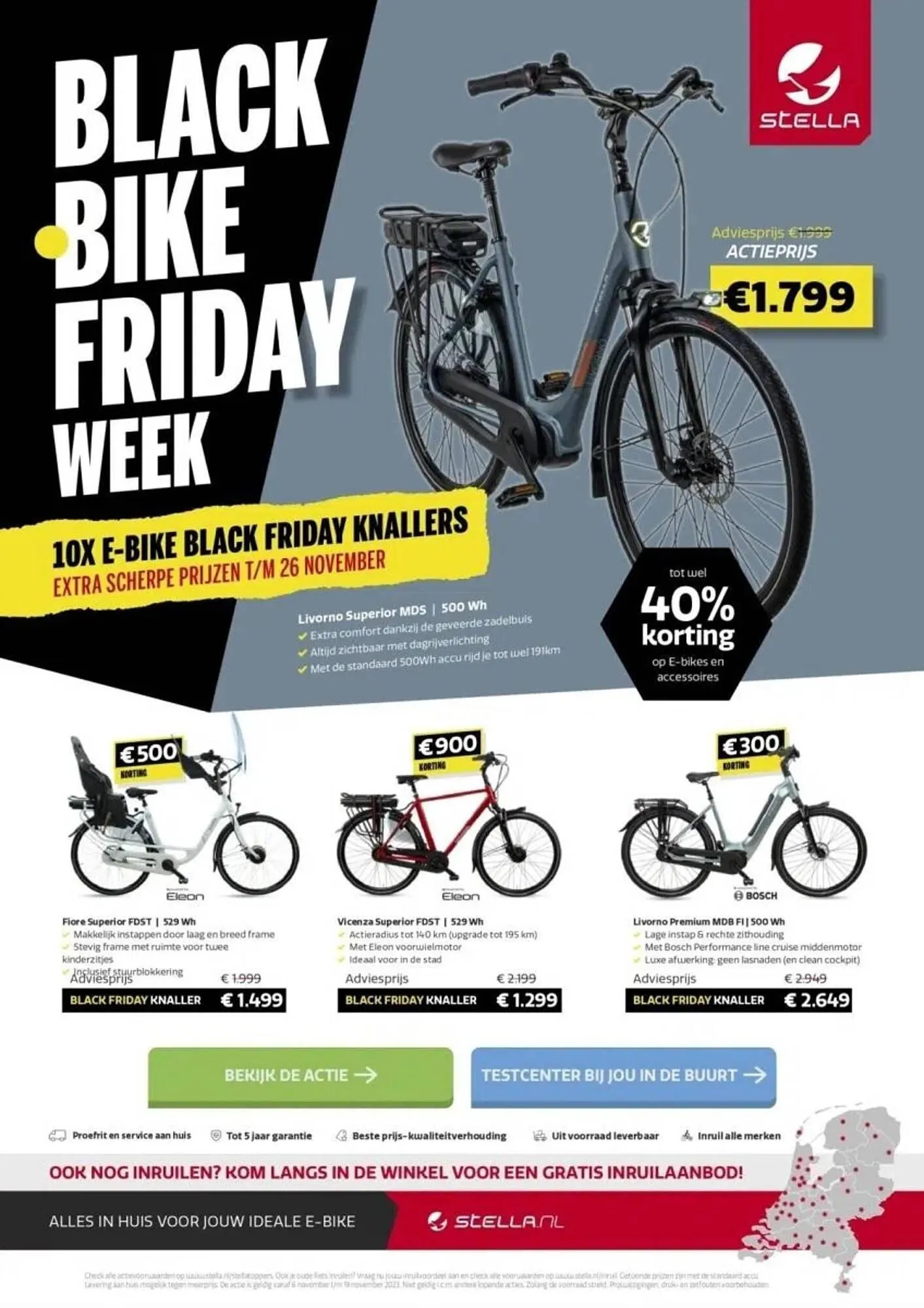 Stella fietsen folder van 20 november tot 26 november 2023 - Folder pagina 1