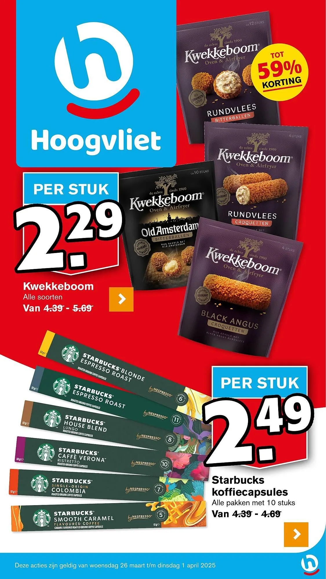 Hoogvliet folder van 26 maart tot 1 april 2025 - Folder pagina 1