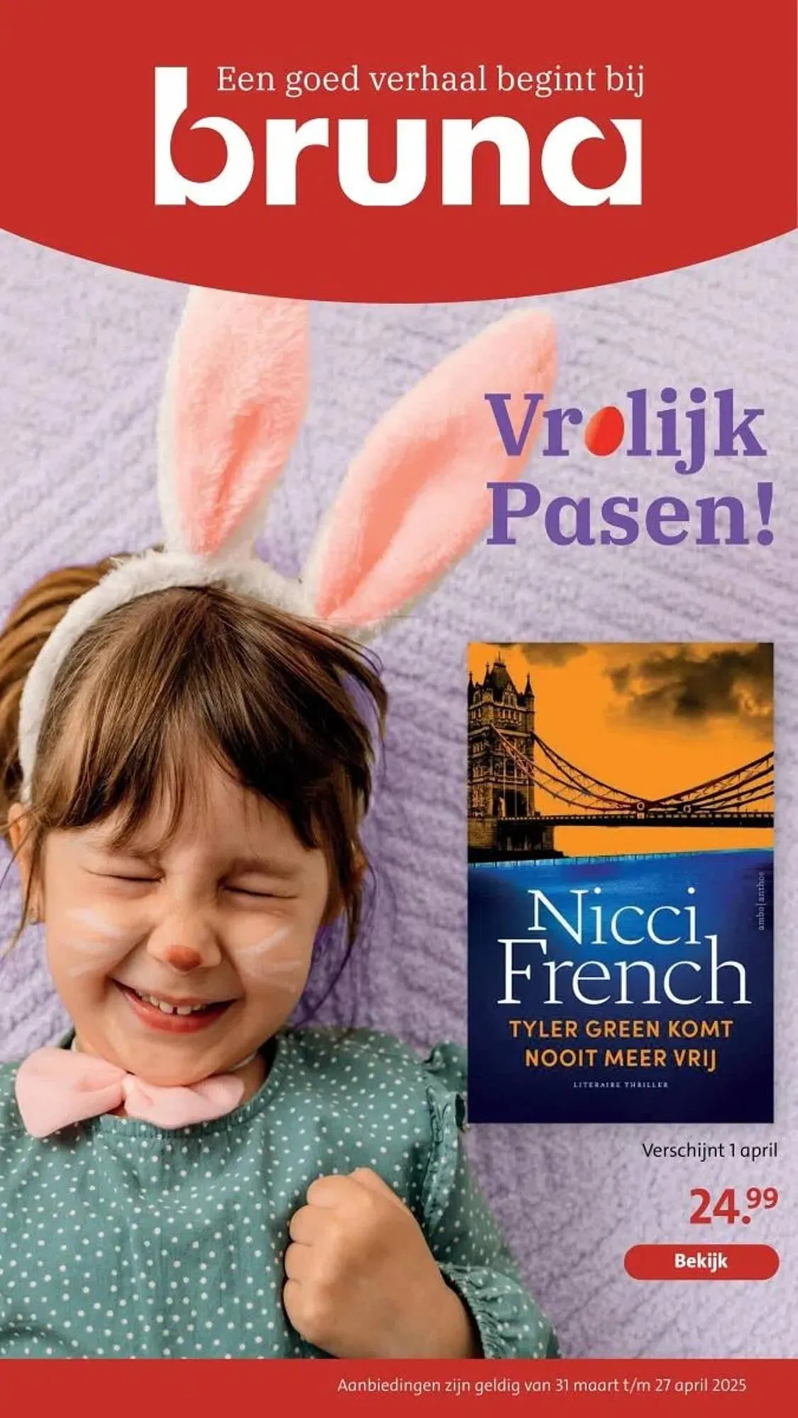 Bruna folder van 31 maart tot 6 april 2025 - Folder pagina 1