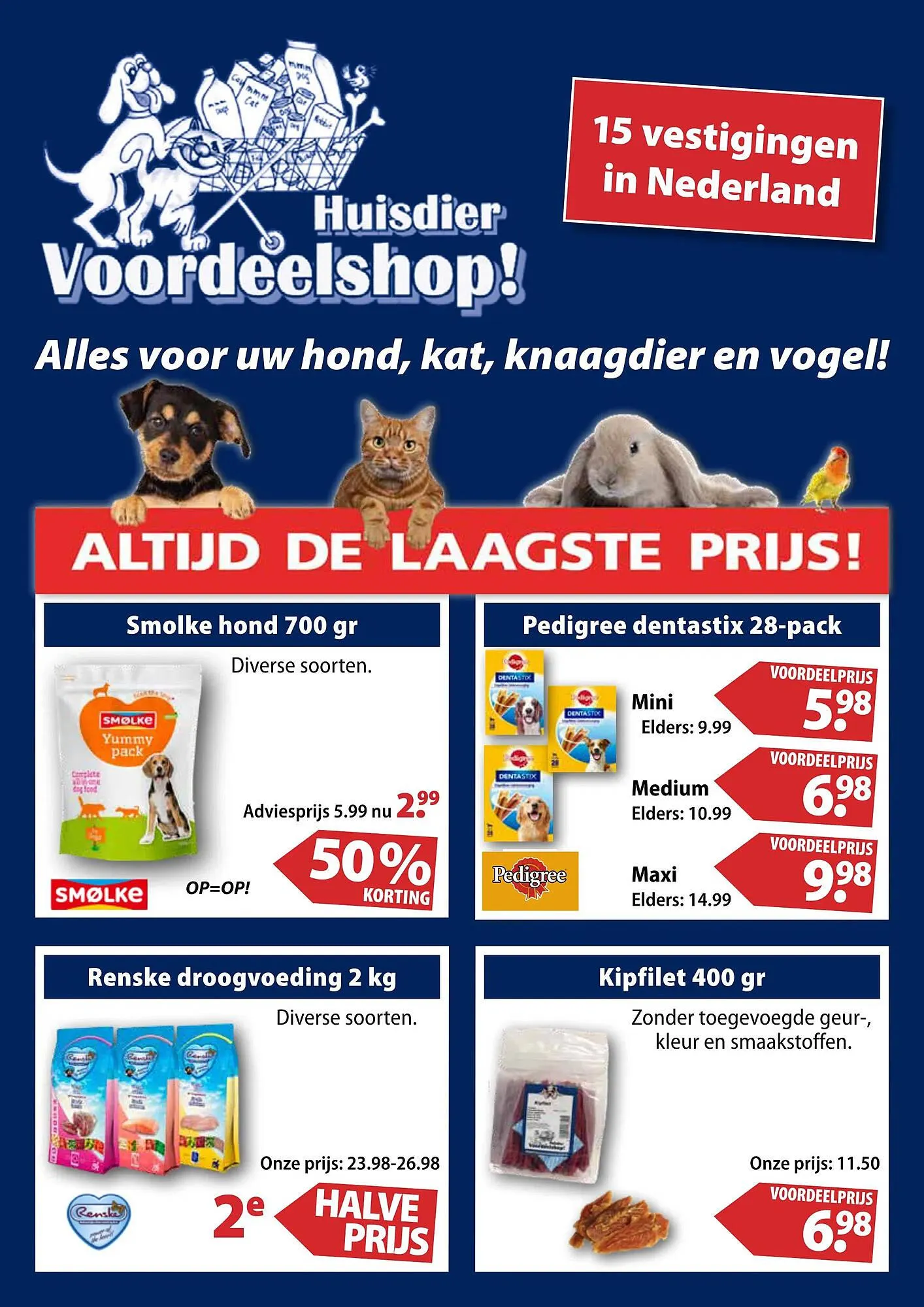 Huisdier Voordeelshop folder van 28 februari tot 26 maart 2024 - Folder pagina